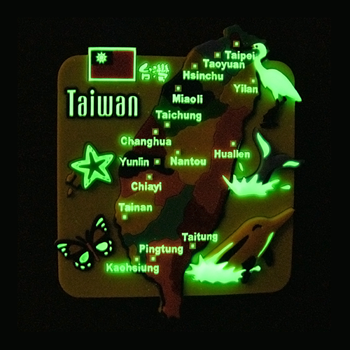 台灣地圖夜光版